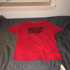 Red Nike Dream Killer Shirt